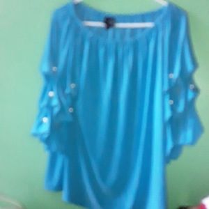 Long sleeve off the shoulder shirt